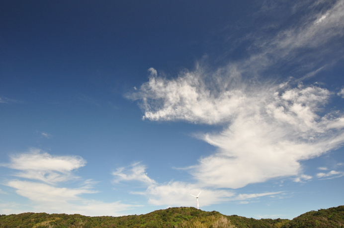 山と空